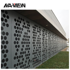 wall use sus304L aluminum perforated panels perforated metal wall cladding panels for wall or bridge decoration