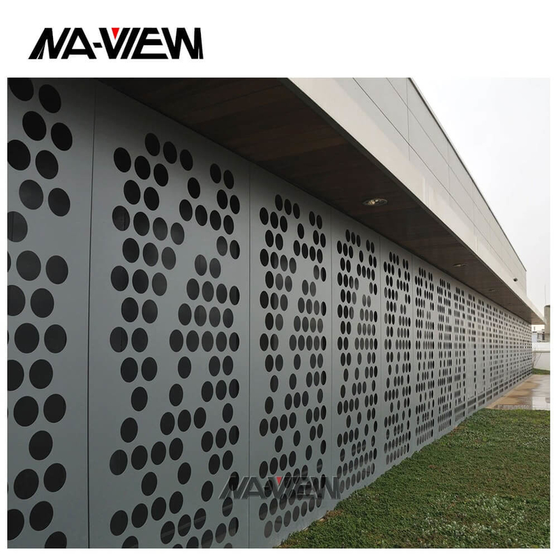 Outdoor Design Facade Wall Panel Aluminum Veneer Wall Cladding